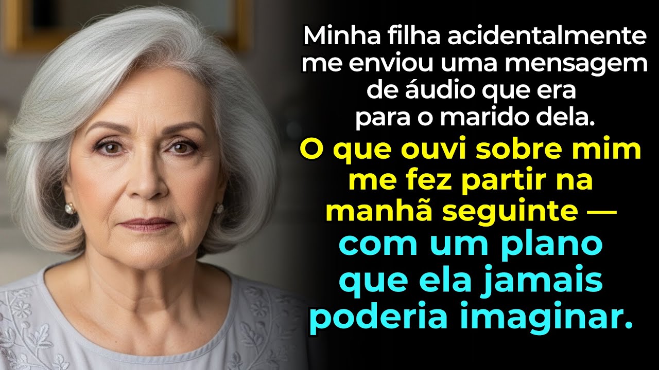 Minha filha acidentalmente me enviou uma mensagem de áudio que era para o marido dela. O que ouvi...