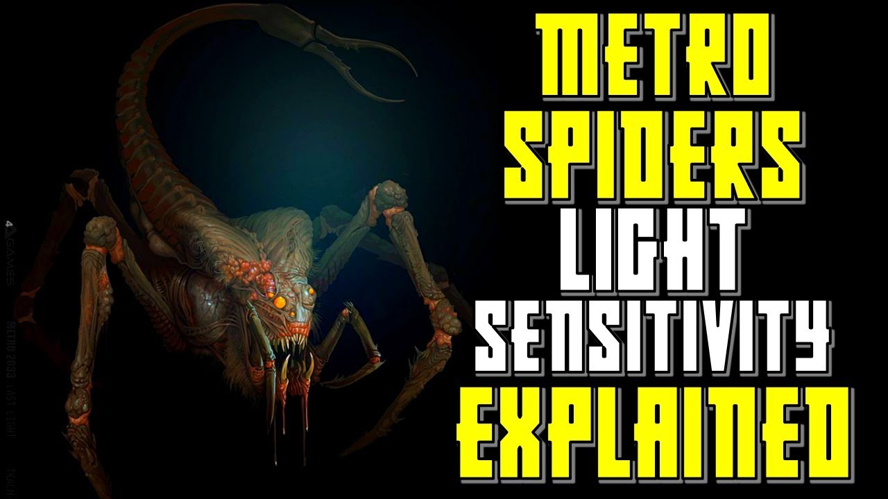 Пауки из Metro Last Light: объяснение | Чувствительность к свету | История и биология мутаций в л...