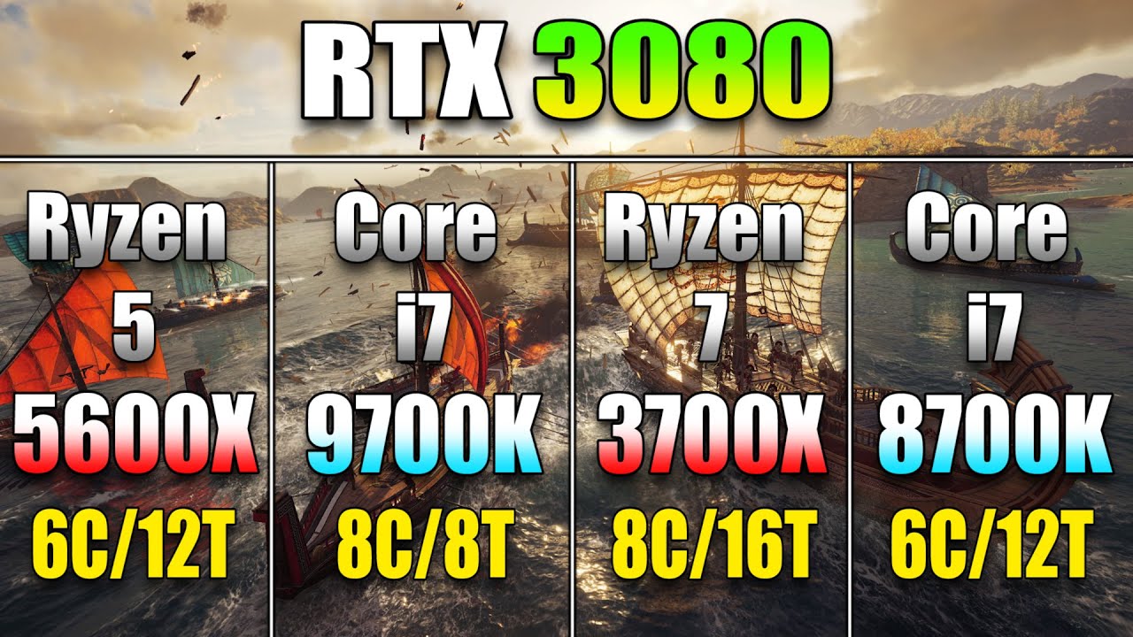 Ryzen 5 5600X vs Core i7 9700K vs Ryzen 7 3700X vs Core i7 8700K | PC Gaming Tested
