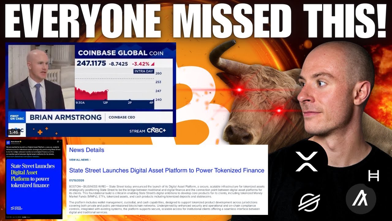 Everyone Missed This $5.4 Trillion AUM Financial Giants Announcement!! Brain Armstrong Speaks Out...