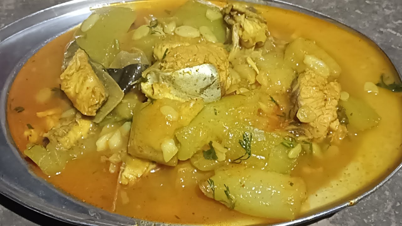 Lau diye pangas macher jhol pangas macher jhol pangas mache lau diye recipe 