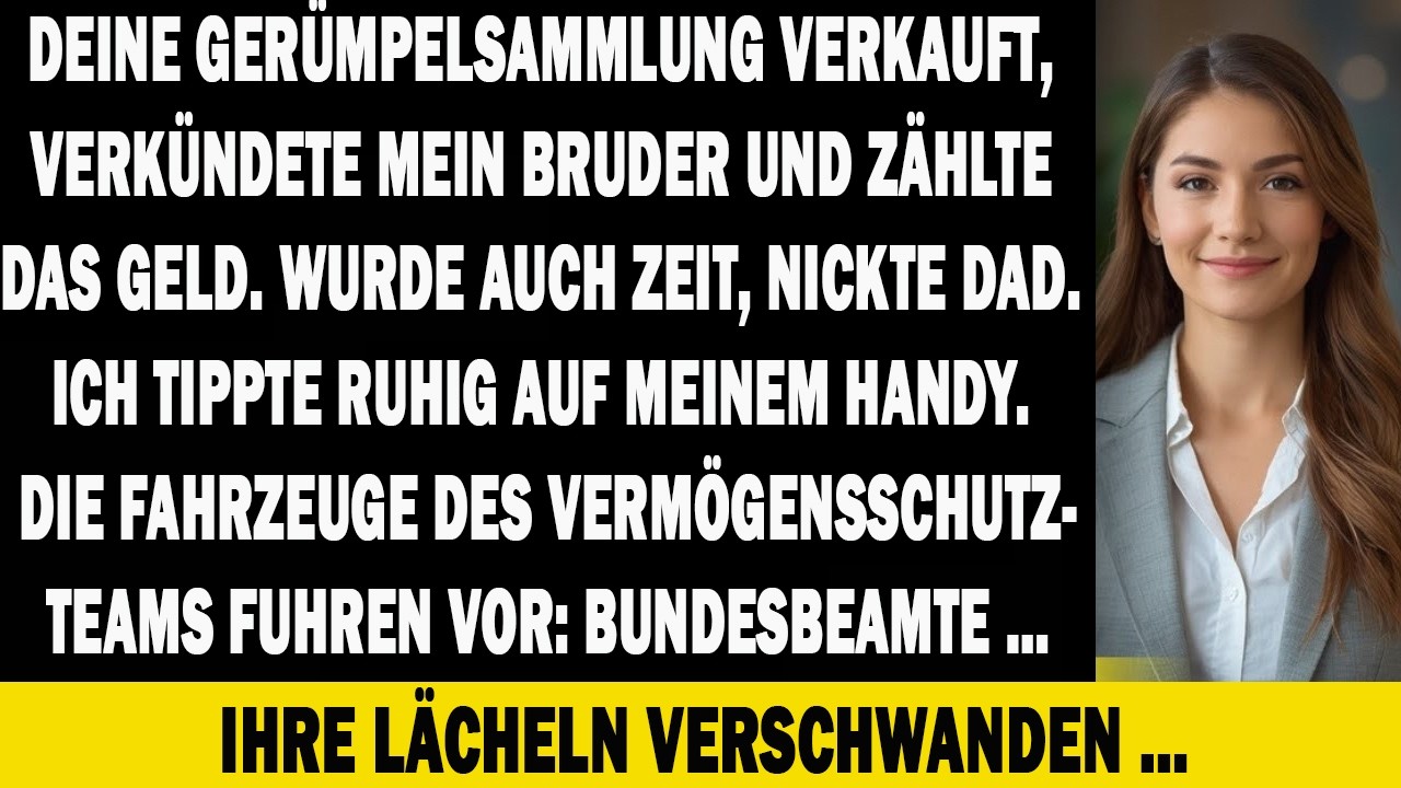 BRUDER VERKAUFTE MEINE WERTLOSE SAMMLUNG... ES WAR FIRMENBESITZ IM WERT VON 3,7 MILLIONEN!!