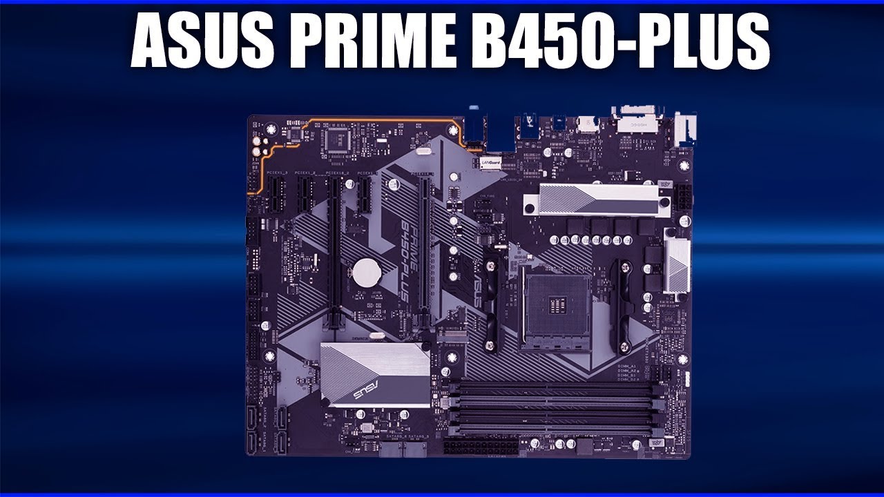 Материнская плата Asus PRIME B450-PLUS