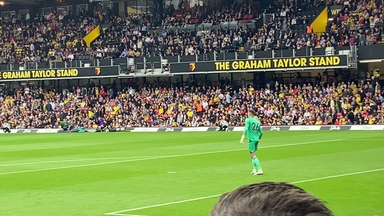 Karl darlow chant sung at Watford away