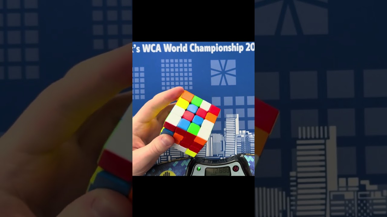 4x4 Solved One-Handed in 37.28 Seconds