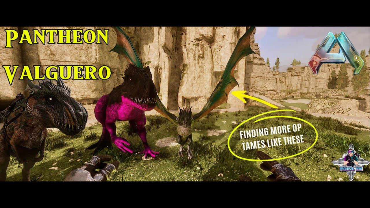 Hunting for OP Tames on Ark Survival Ascended Valguero