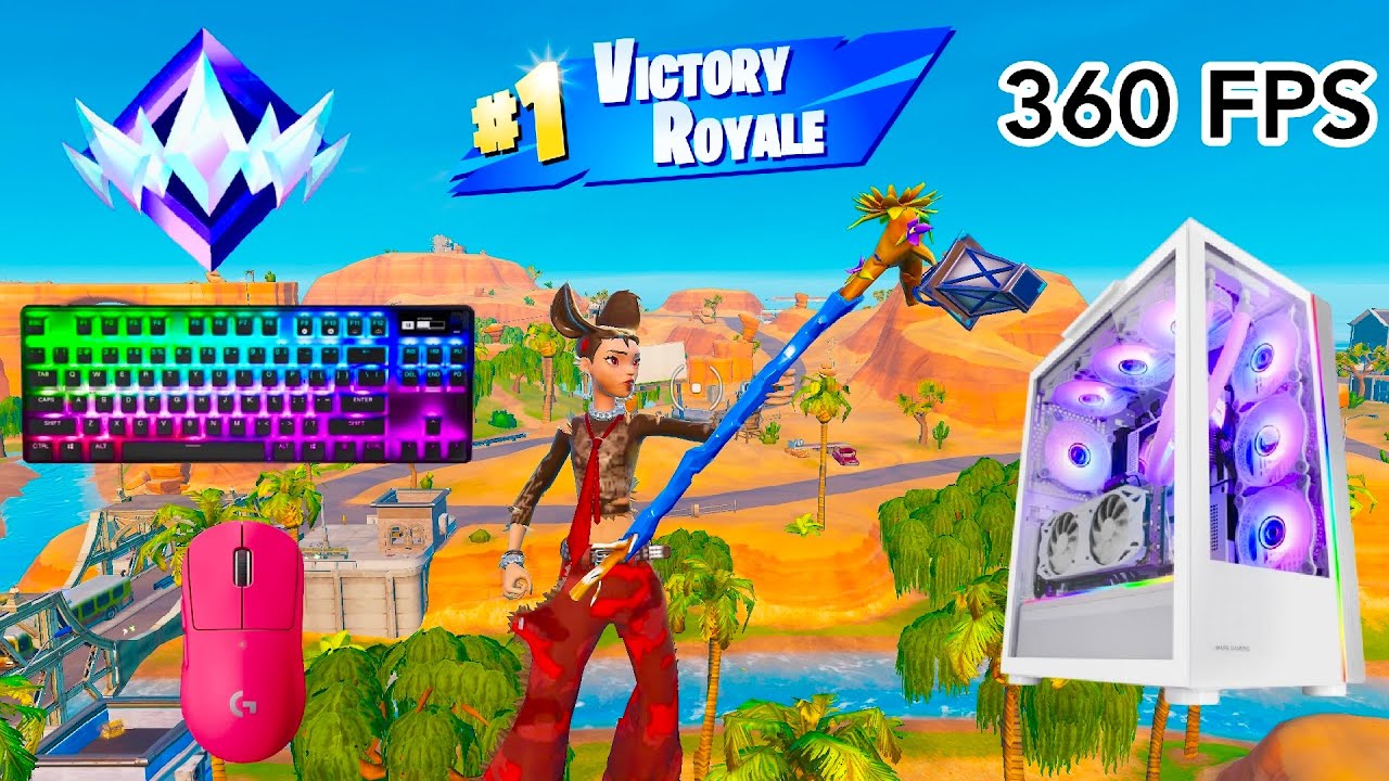 Fortnite Unreal Ranked Reload On PC | Keyboard & Mouse Gameplay | 360 FPS | 4K