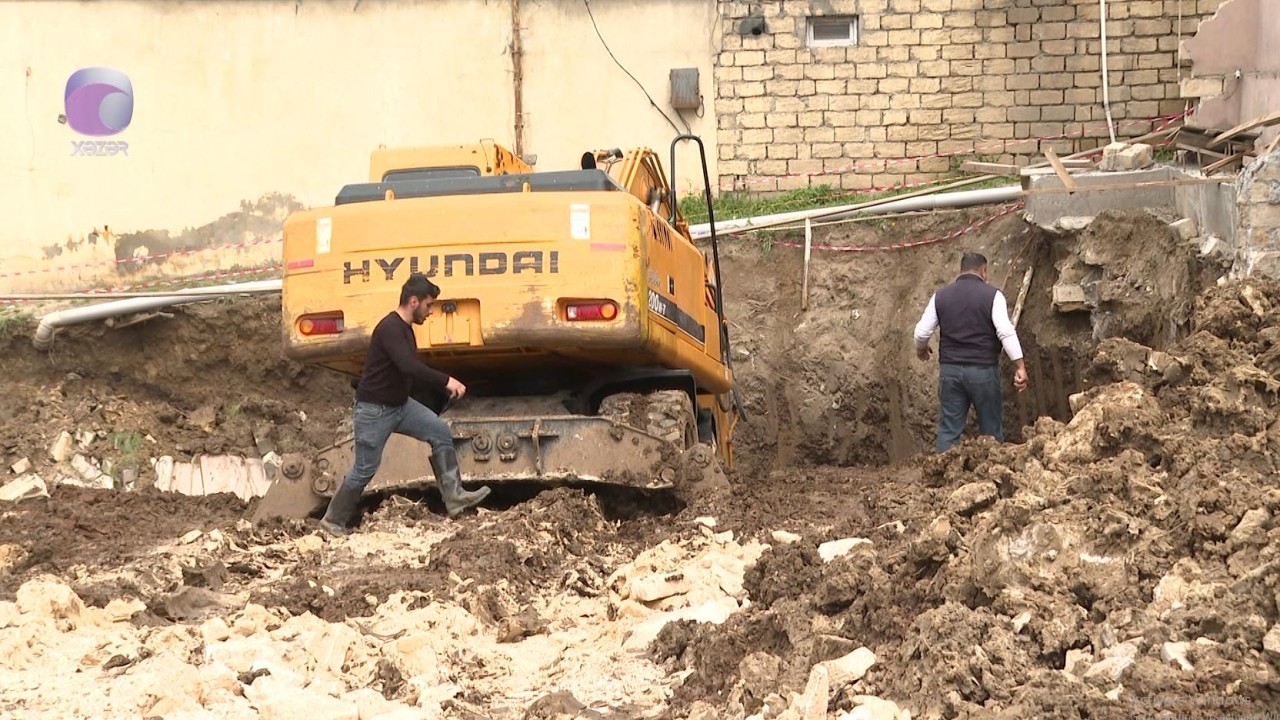 Masazırda tikinti aparanlar kommunal xətləri zədələyiblər &ndash; ŞİKAYƏT