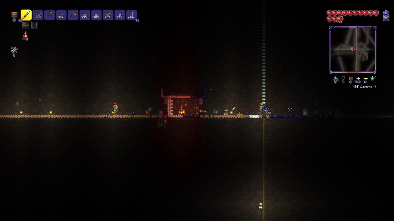Recording a Terraria Skyblock video LIVE continued