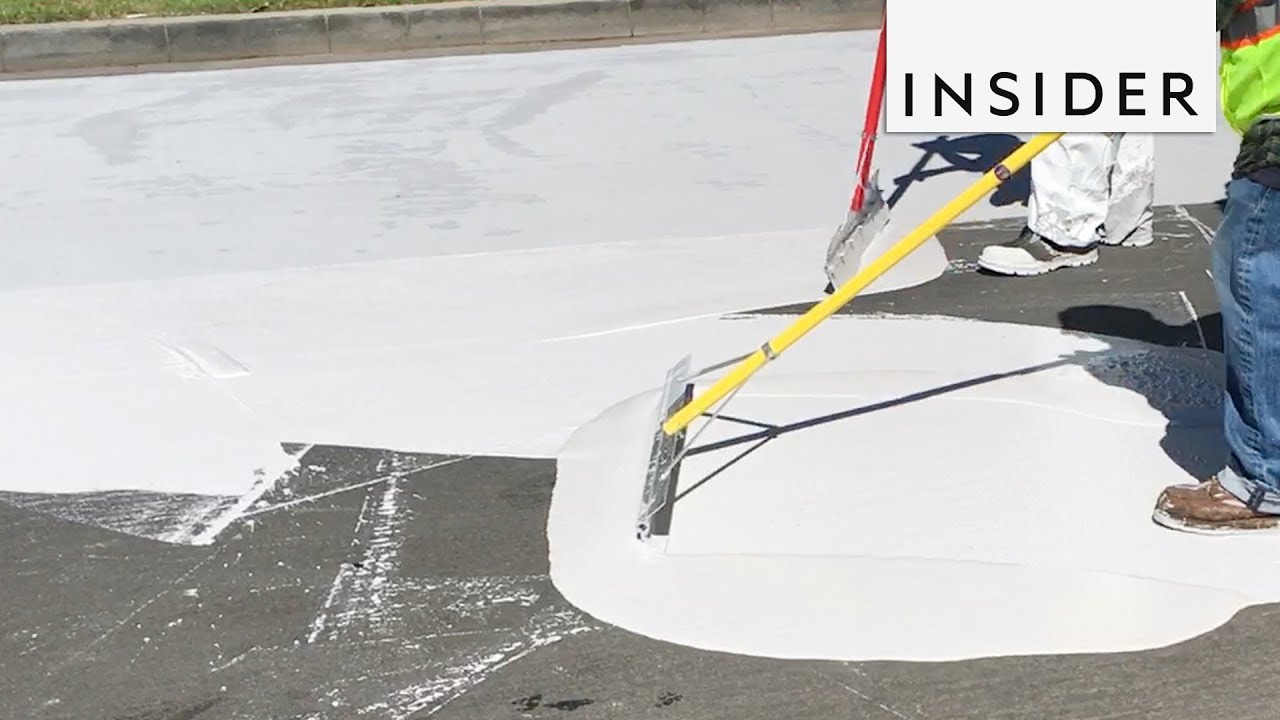 Why LA Streets Are Being Painted White
