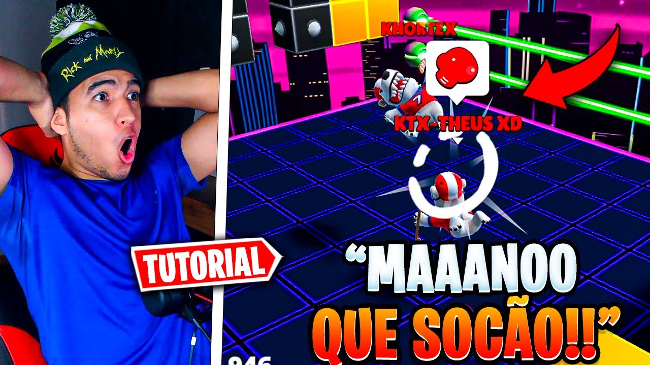 🤫REVELEI O SEGREDO DO BOMBADO 👊🏻💥 COMO DAR O SOCO MAIS ROUBADO DO STUMBLE GUYS