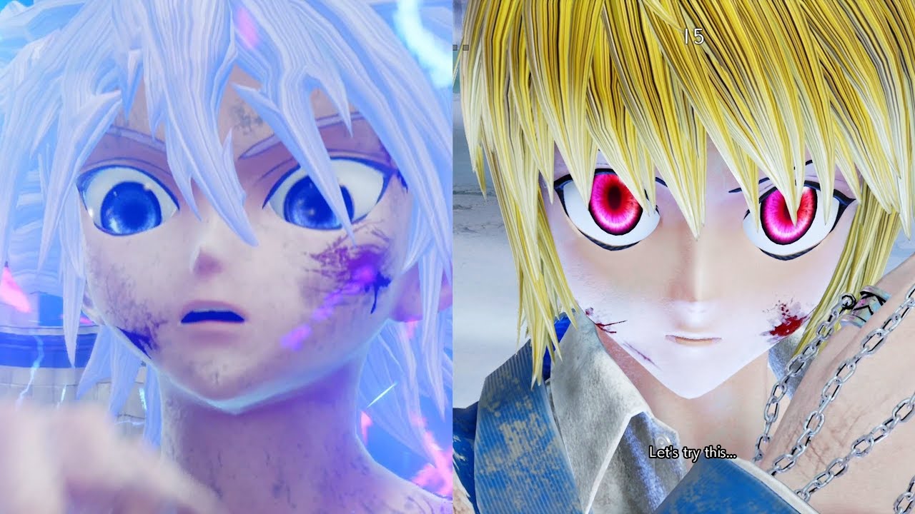 Jump Force - Killua's Godspeed & Kurapika's Emperor Time Gameplay (HD)