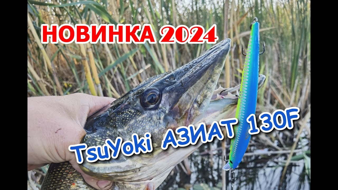 НОВИНКА 2024 - TsuYoki  АЗИАТ 130F! Тест ЩУКАМИ и ОКУНЯМИ!