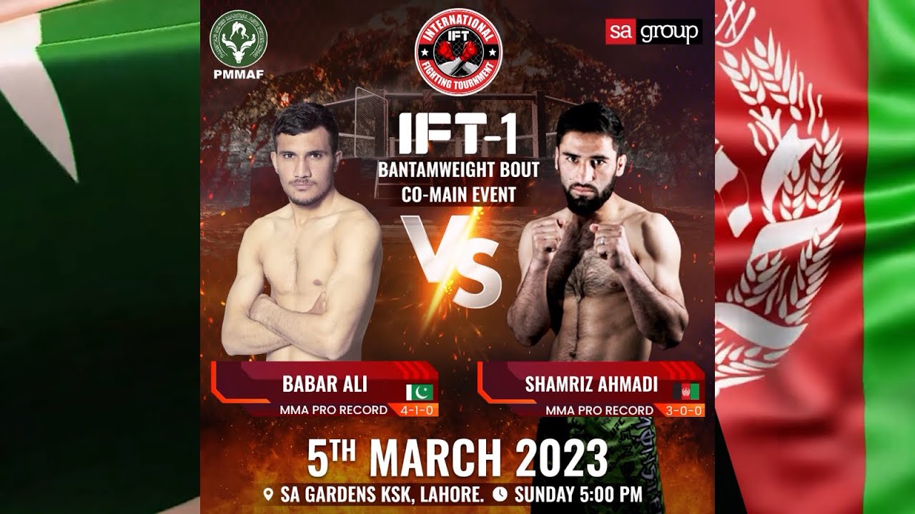 Babar Ali VS  Shamriz Ahmed Main Fight - International Fighting Tournament season 1 (pro Fight)