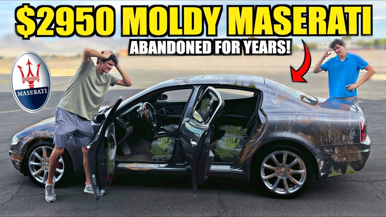 Buying a NASTY BIOHAZARD Maserati For $2950 SIGHT UNSEEN at Auction!