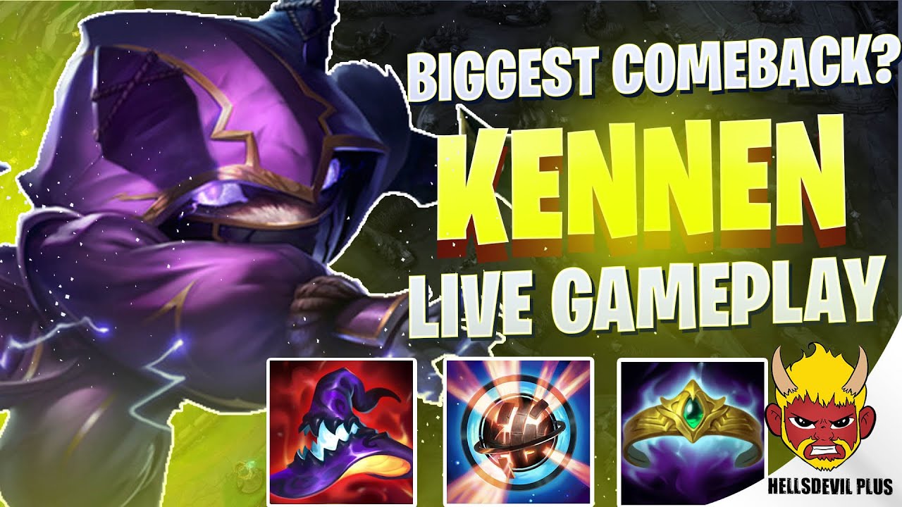 Biggest Comeback Ever With Kennen?- Wild Rift HellsDevil Plus Gameplay