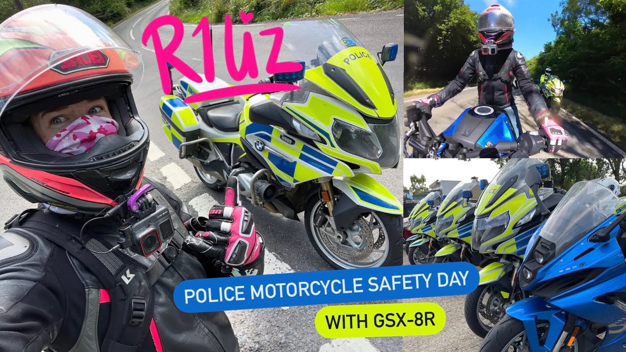R1Liz - Police Motorcycle Safety Day (with Suzuki GSX-8R)