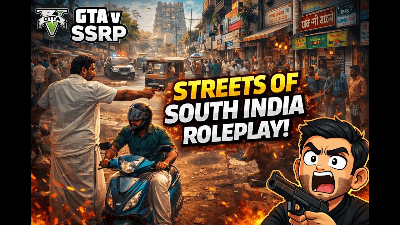 INSANE Streets of South India RP 😱 GTA 5 SSRP Live Telugu Gameplay