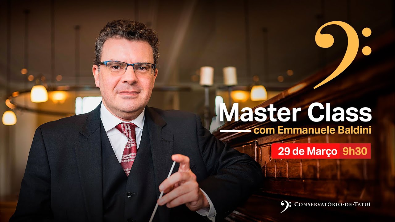 Master Class com o violinista e Maestro Emmanuele Baldini