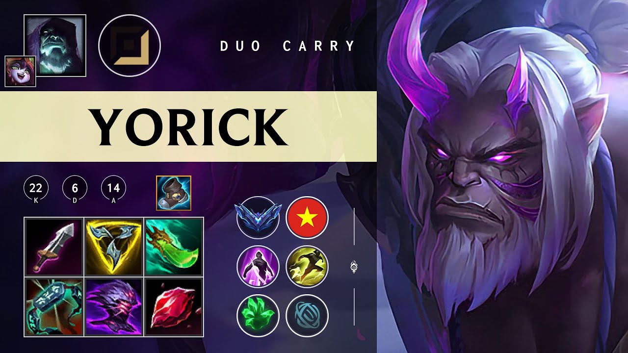 Yorick Carry vs Karthus - VN Diamond Patch 26.01
