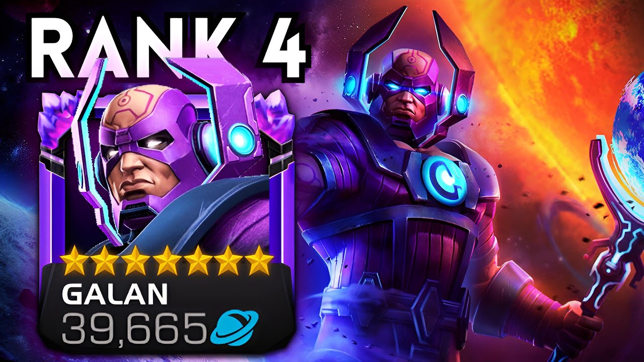 RANK 4 GALAN Battlegrounds & Endgame Showcase! 😱 INSANE DAMAGE | MCOC