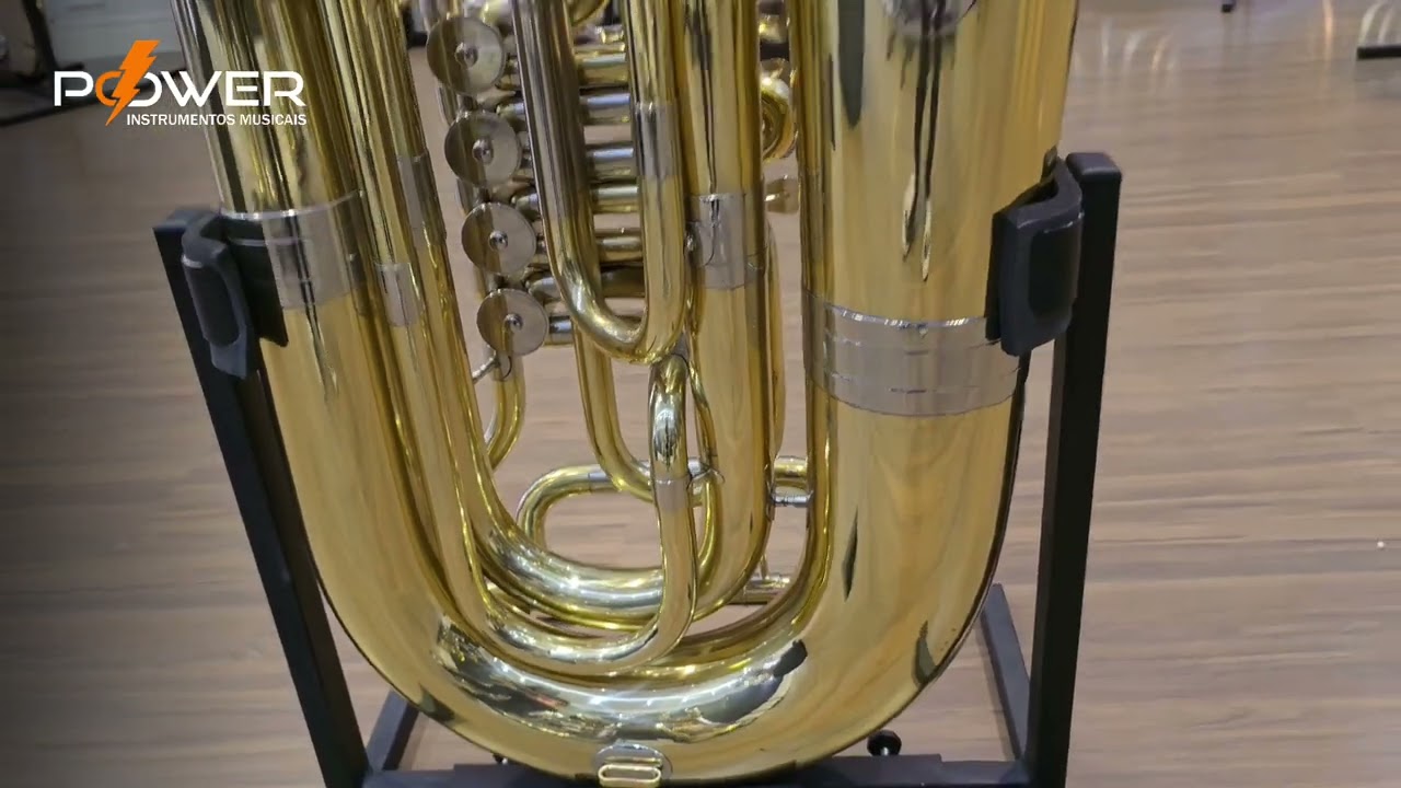 Tuba Vf Cerveny Synov&eacute; CBB 681 4/4 4 Rotor Laqueado Sib (Usado)