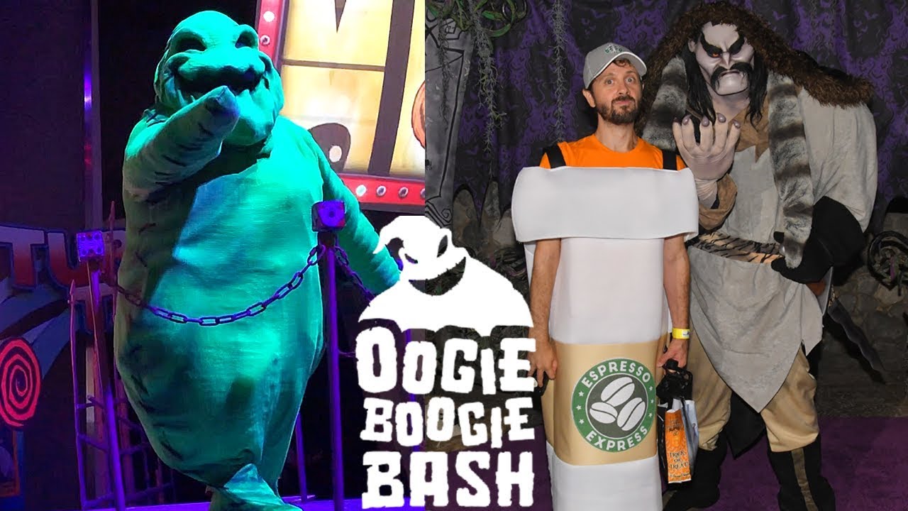 Открытие вечеринки в честь Хэллоуина в Oogie Boogie Bash в Disney California Adventure!