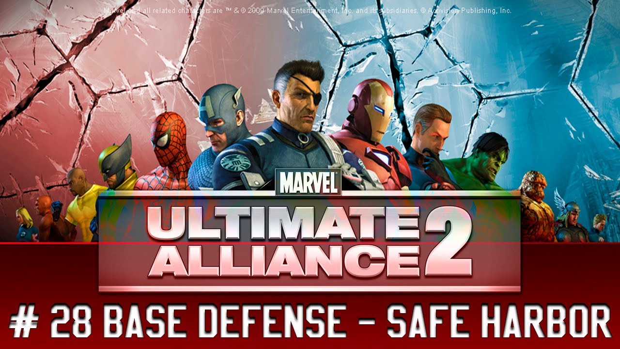 Marvel Ultimate Alliance 2 Gameplay - (PC/2K 60FPS) - Anti-Registration: Base Defense - Safe Harbor