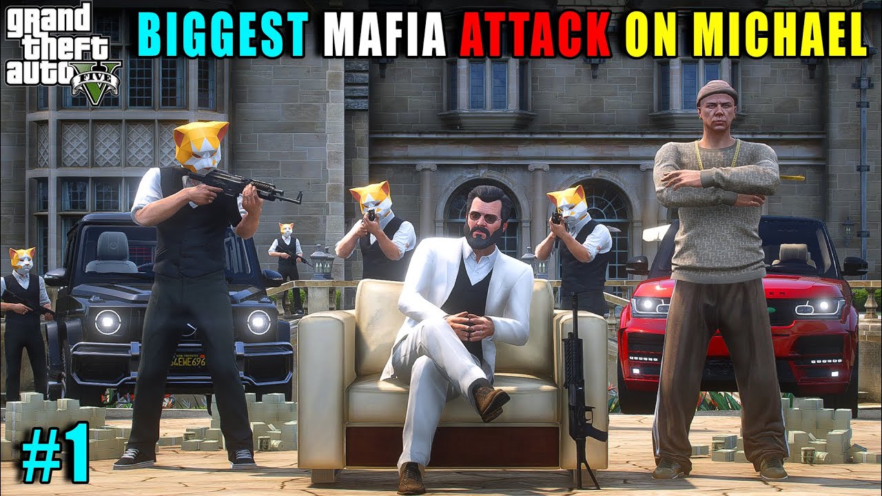 BIGGEST MAFIA ATTACK ON MICHAEL'S HOUSE  | GTA 5 Gameplay #gta5gameplay