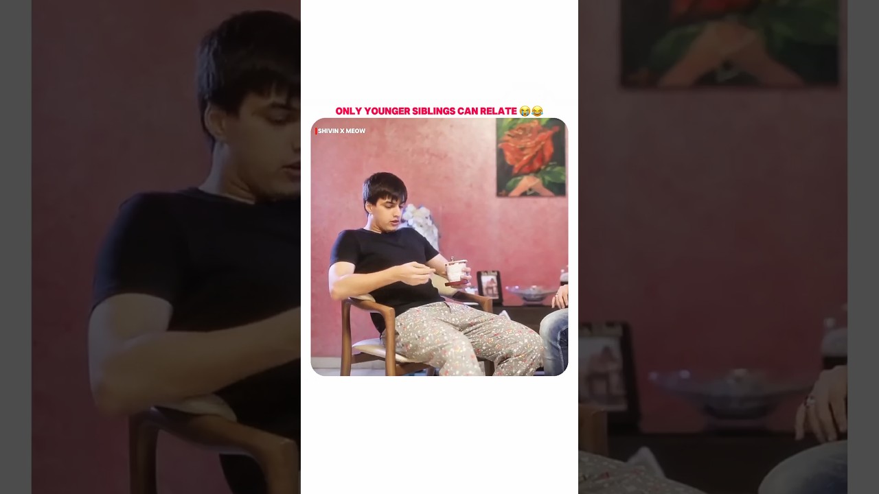 Only Younger Siblings Can Relate 😭😂 #mohsinkhan #brother #clothes #funny #cute #itv #explore #shorts
