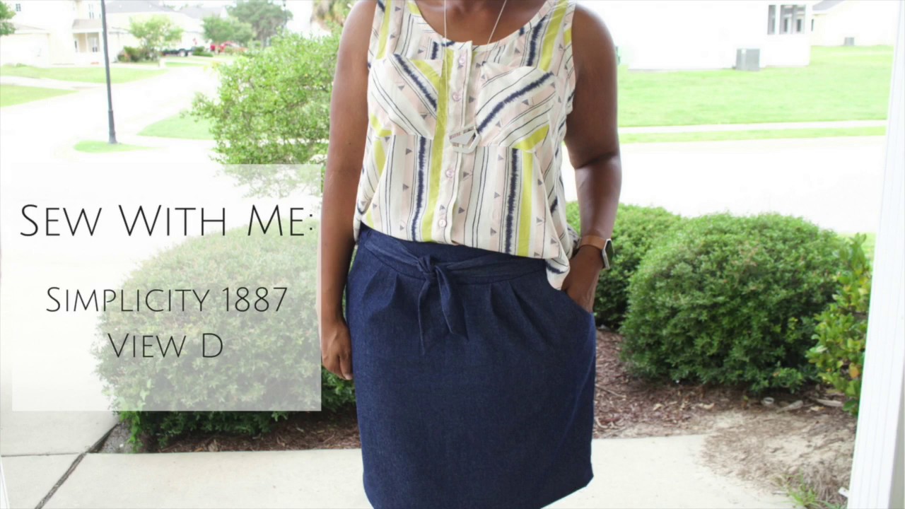 Sew With Me: Simplicity 1887 View D