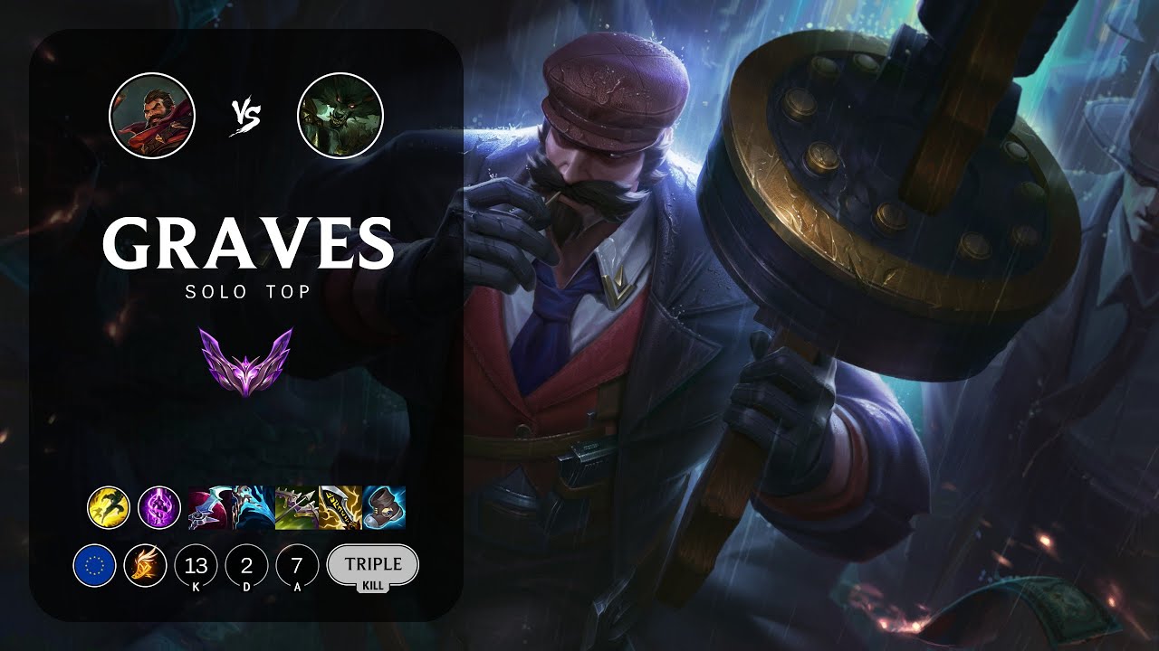 Graves Top vs Warwick - EUW Master Patch 14.7