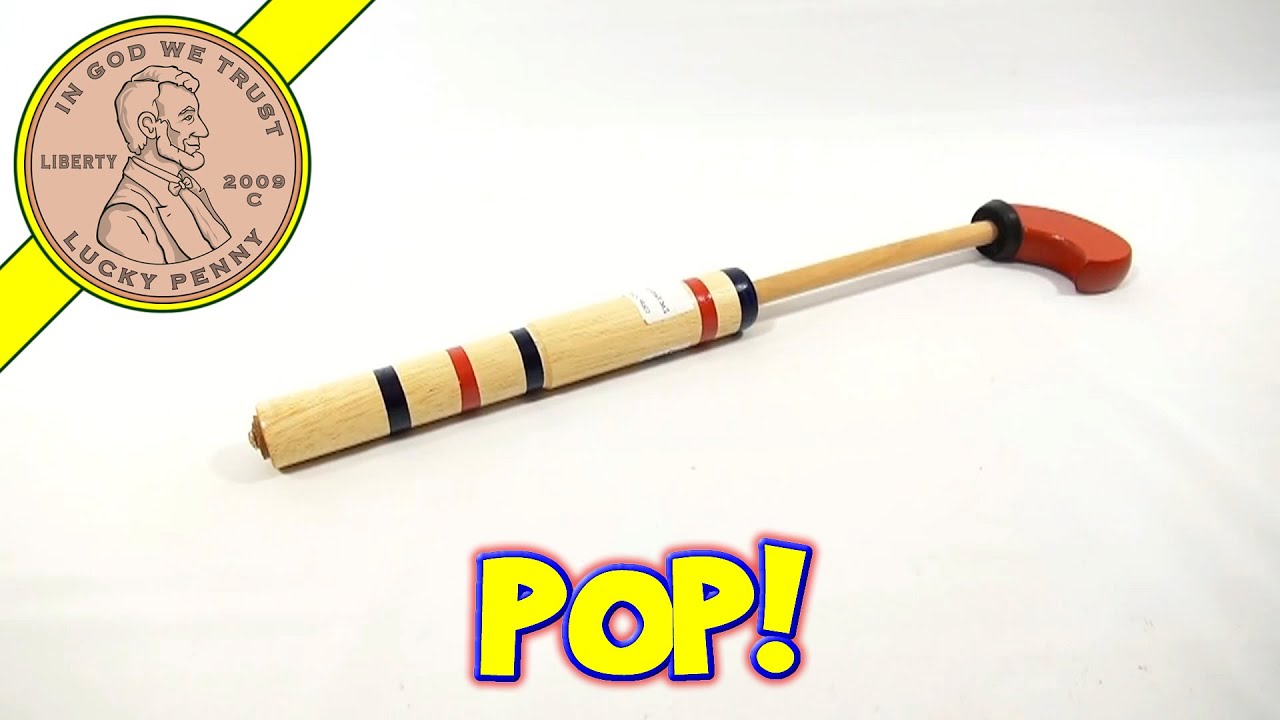 Wooden Cork Pop Gun Classic Children's Toy