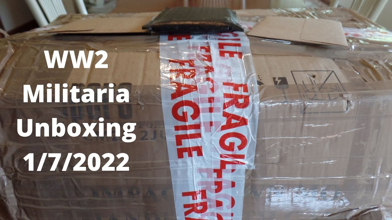 WW2 Militaria Unboxing 1/7/2022