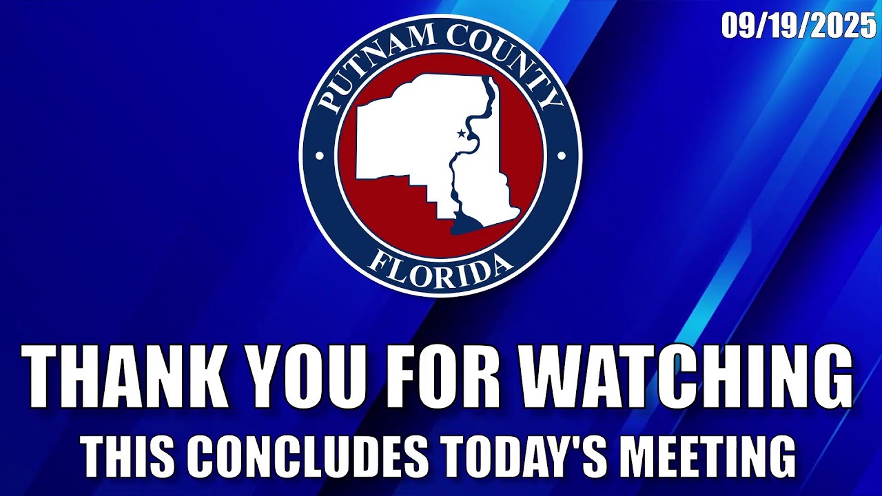 Putnam County Legislative Meeting September 19th, 2025