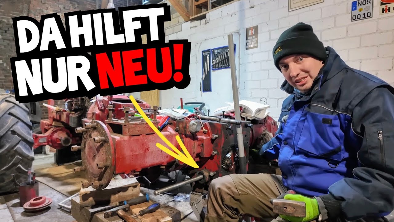 Unterlenker-Biegewelle KOMPLETT erneuern und abdichten | Dem IHC 844 geht's ans Heck! |  Mr. Moto
