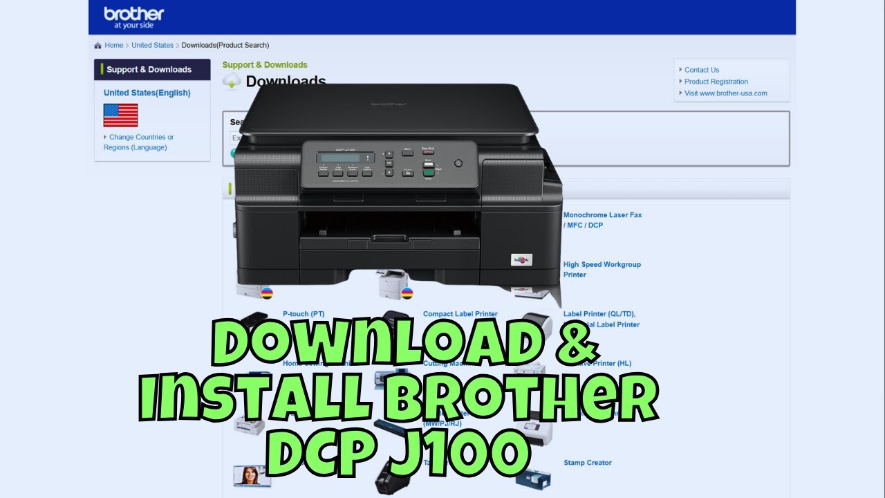 How To Setup Brother DCP J100 Printer Driver in Windows || Printer Driver Installation