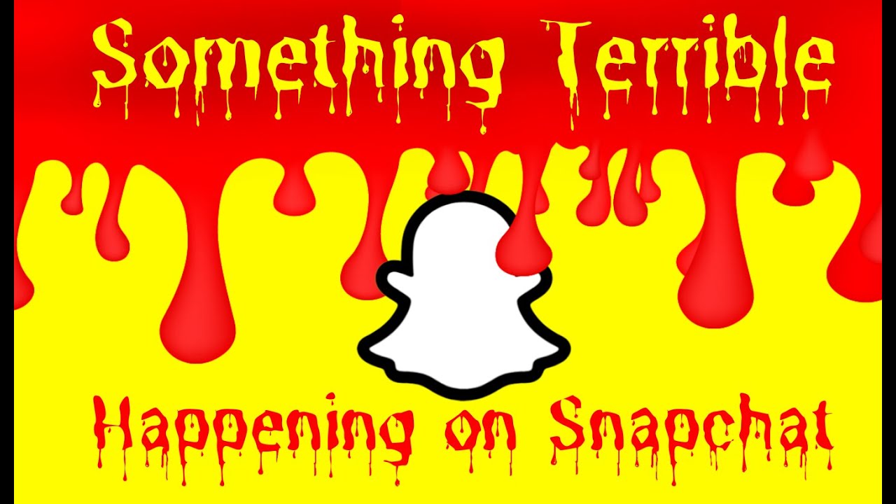 Something VERY DANGEROUS is happening NOW on Snapchat
