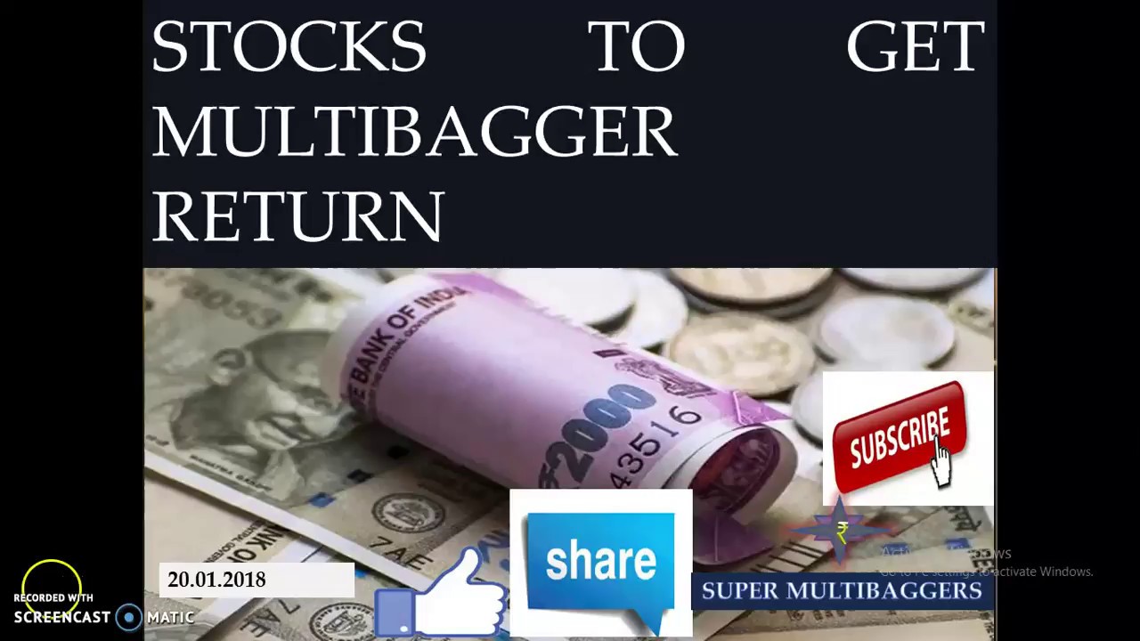 Multibagger stocks for 2018
