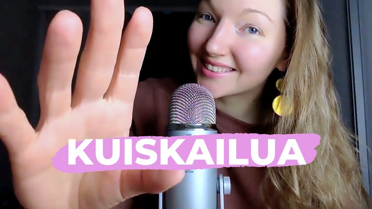 ASMR SUOMI - KUISKAILUA 🌸 H&ouml;p&ouml;ttely&auml; Q&A tyyliin & K&auml;siliikkeit&auml; 🌸