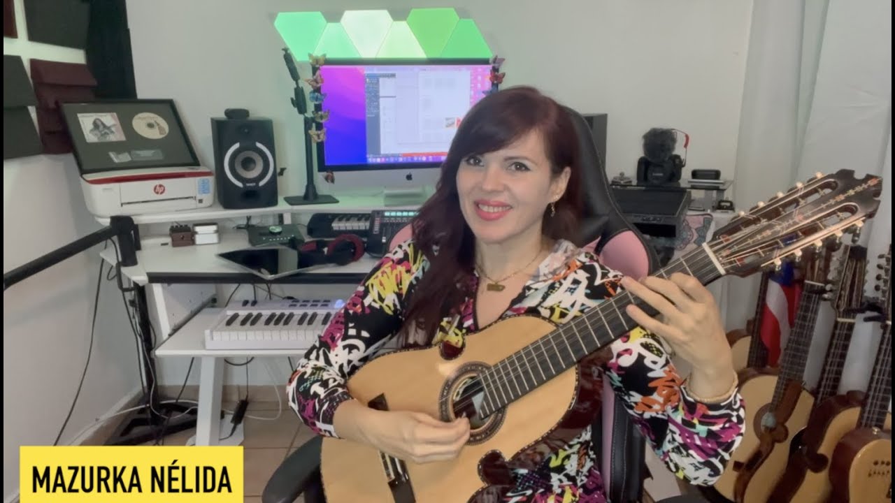 Mazurka Nélida de Maso Rivera interpretada por Maribel Delgado en el Cuatro Puertorriqueño