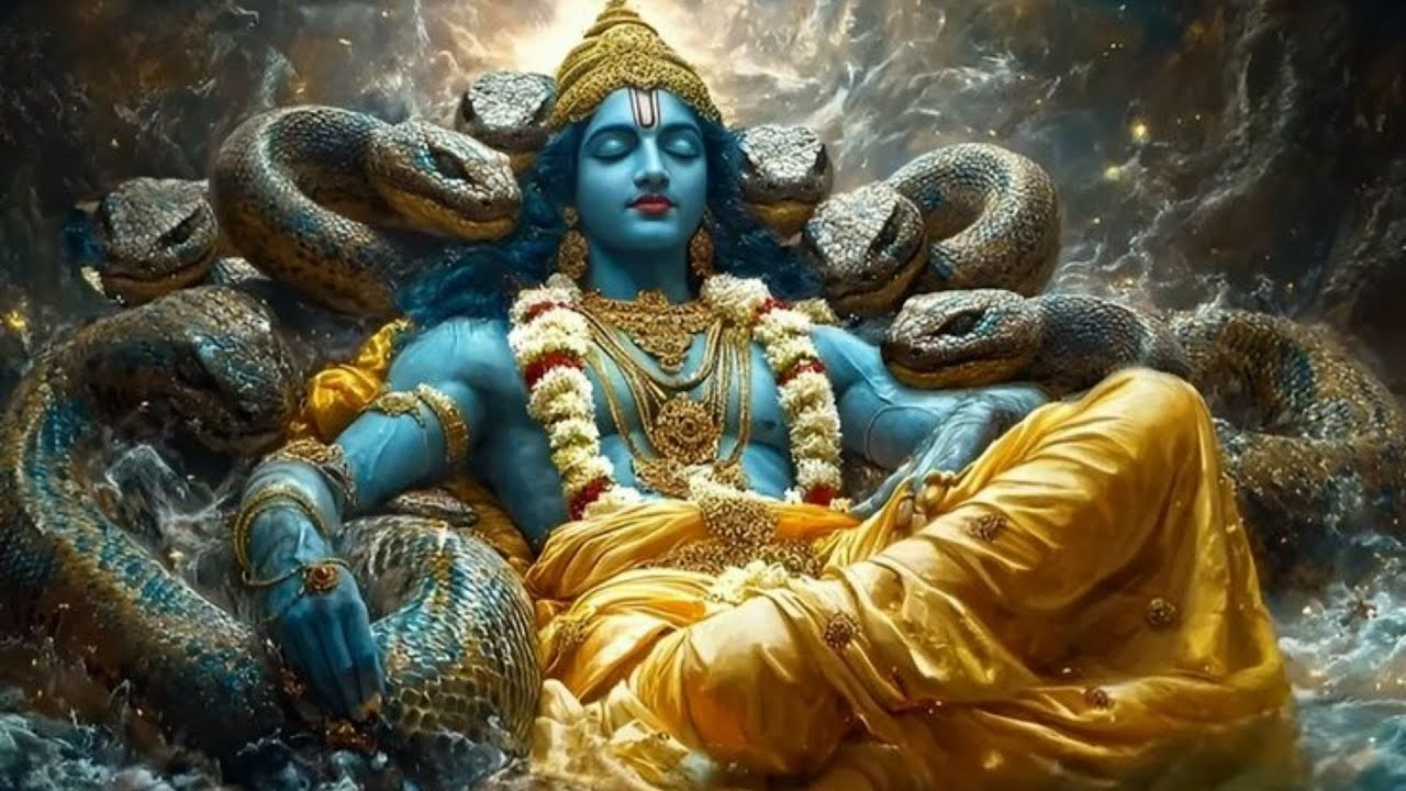 ॐ नमो भगवते वासुदेवाय 🙏 | Energetic Vishnu Mantra Jaap 108 Times | Powerful Positive Vibes