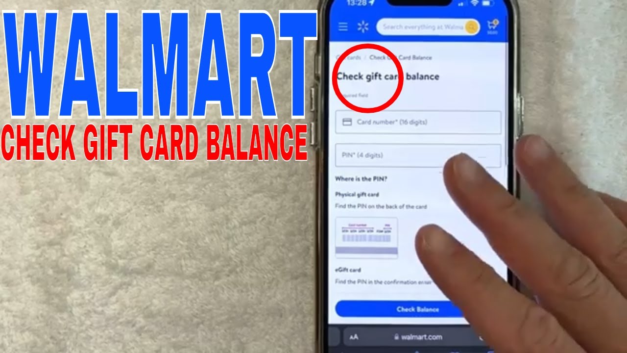 ✅  How To Check Walmart Gift Card Balance 🔴