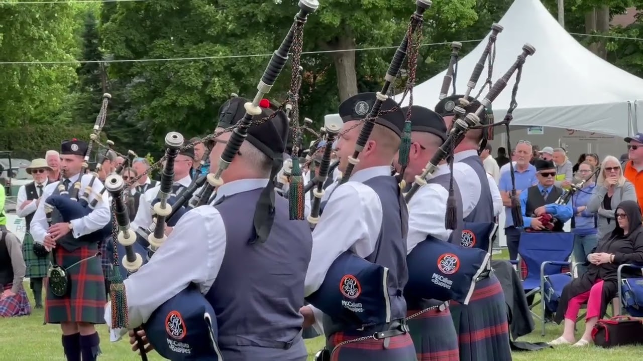 78th Fraser Highlanders Pipe Band - Medley Contest - Georgetown, Ontario (