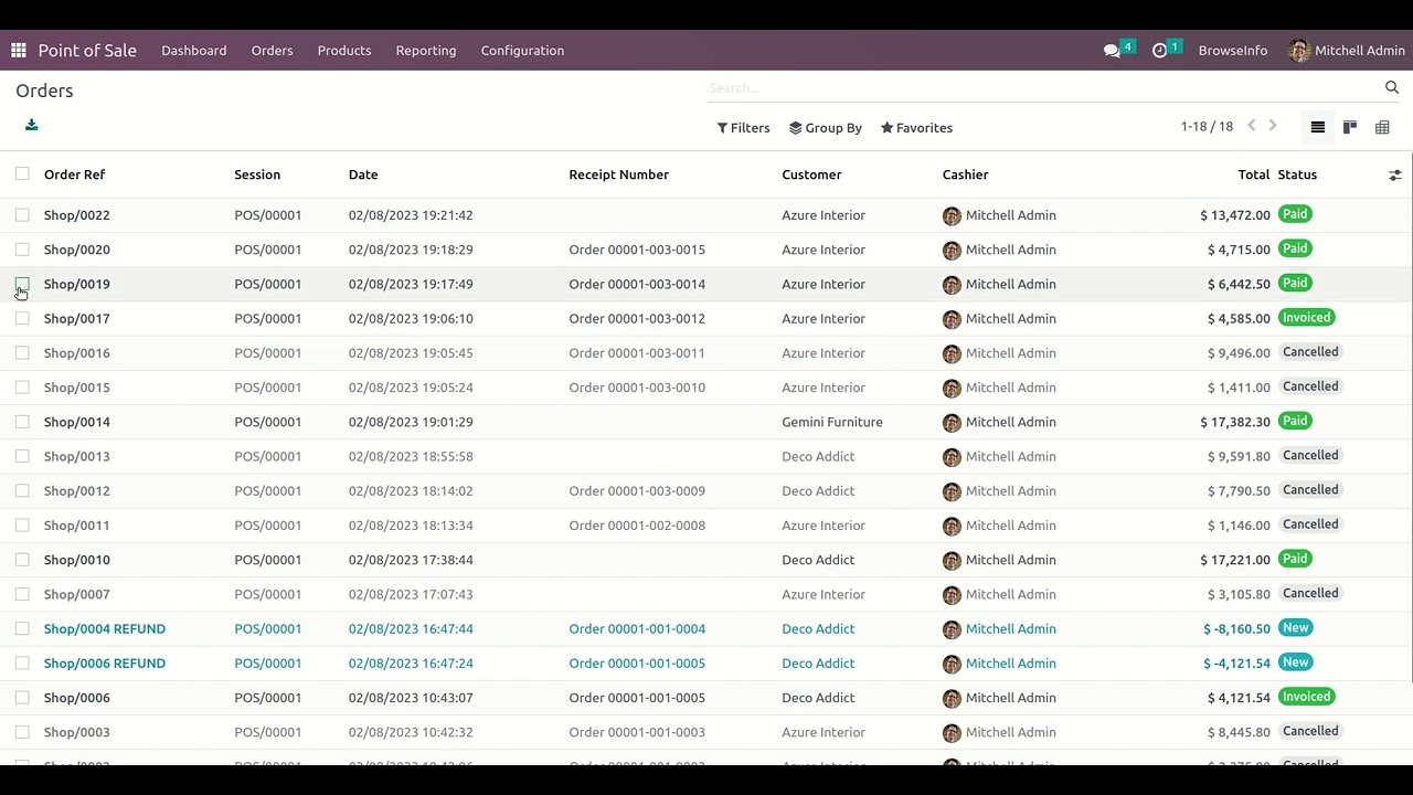 Merge Point of Sale Orders | Odoo App Feature #odooapps #odoo #odoo16