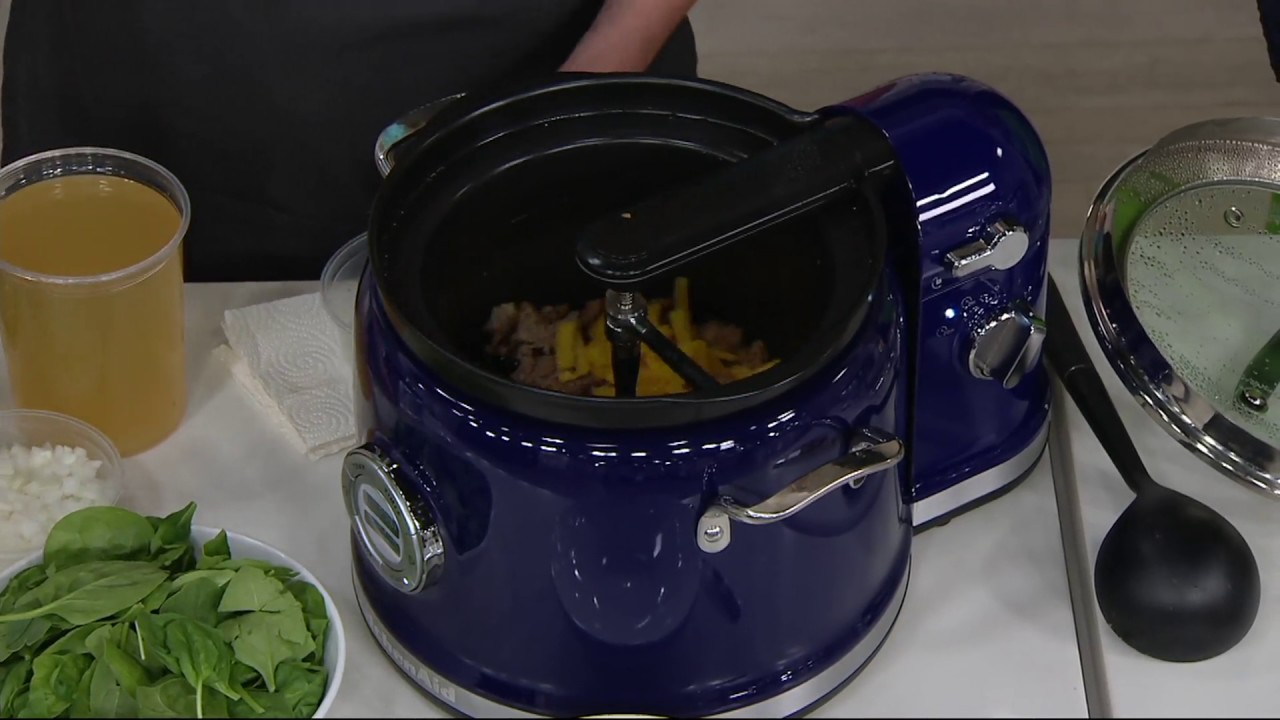KitchenAid 4 qt. 11 Function Multi-Cooker with Stir Tower on QVC