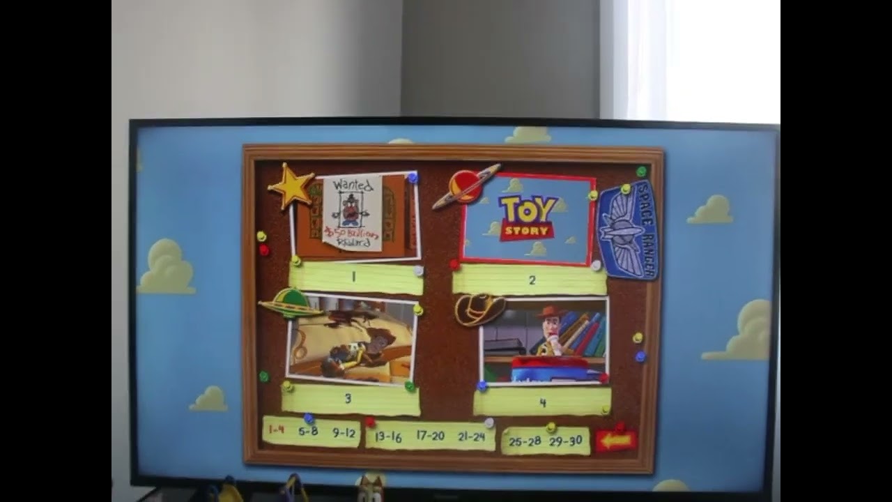 Toy story 10th anniversary edition disc 1 2005 DVD menu walkthrough