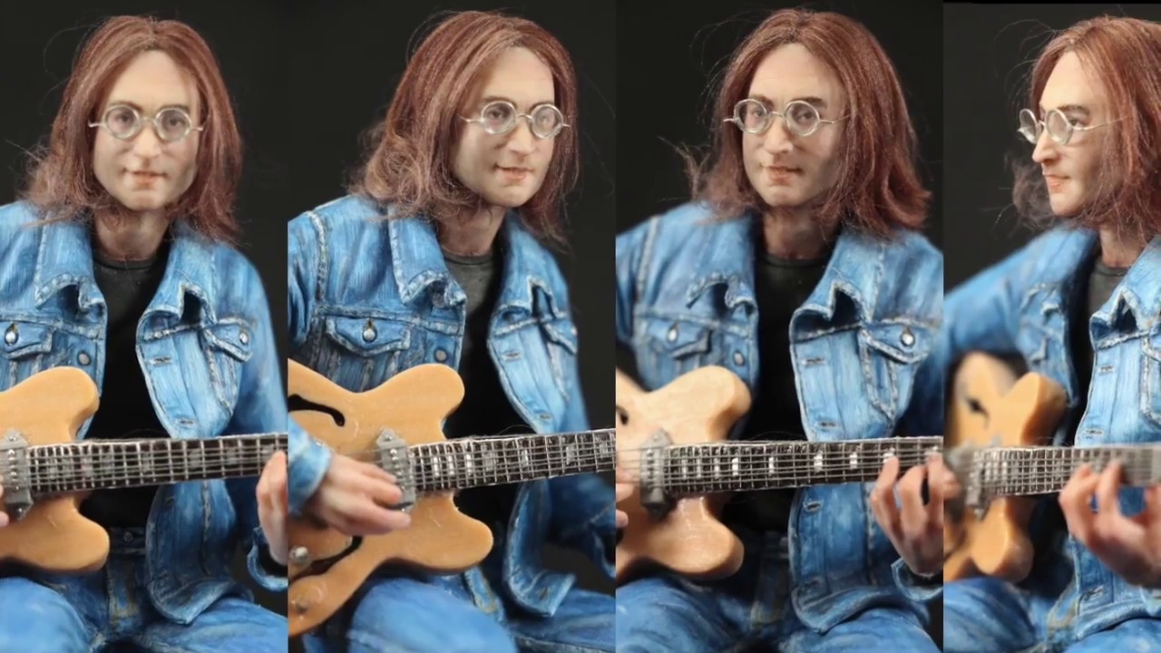 Sculpting John Lennon