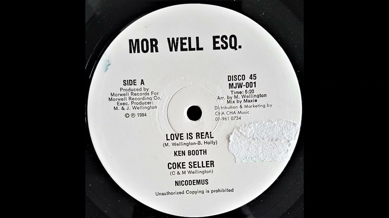Ken Boothe - Love Is Real / Nicodemus - Coke Seller (M. Wellington - Mor Well Esq. 12