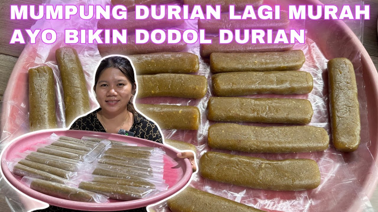 BIKIN DODOL DURIAN UNTUK PERSIAPAN IMLEK, TERNYATA PROSES BIKIN NYA CUKUP LAMA